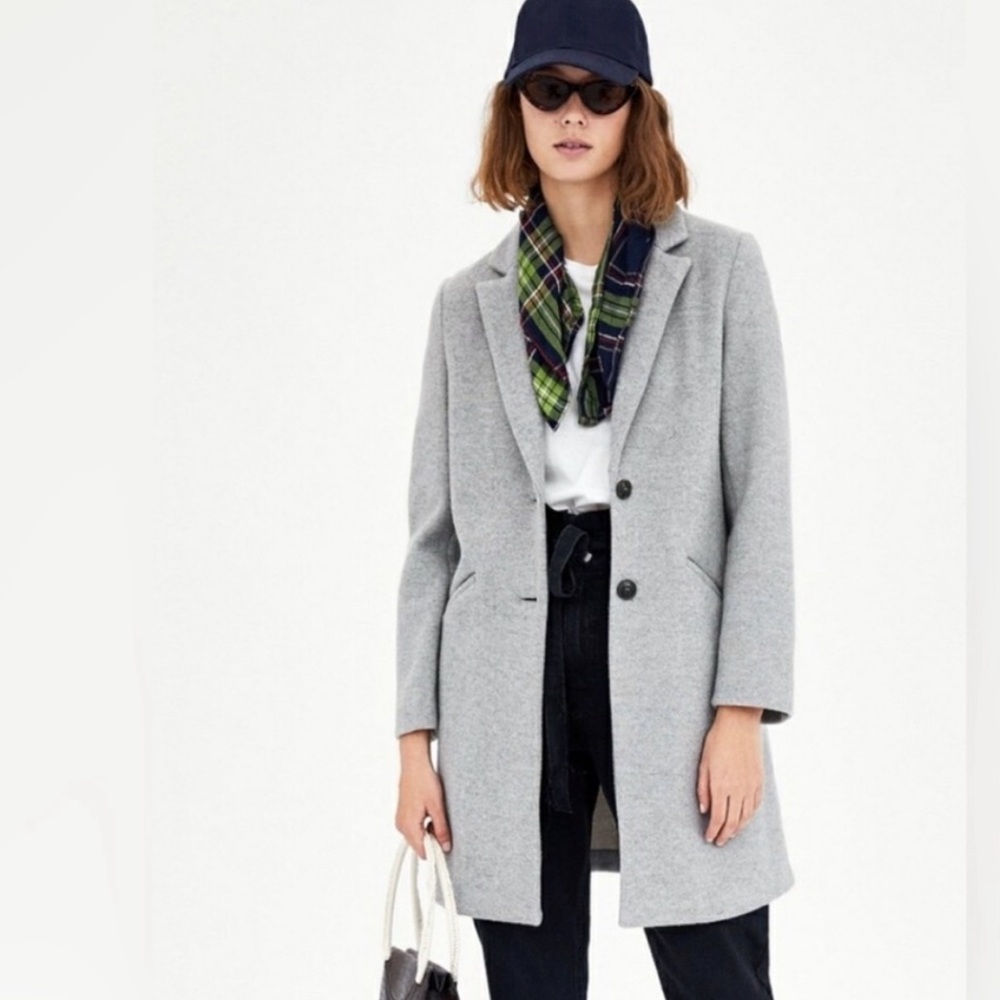 Zara TRF outerwear gray coat - NWOT